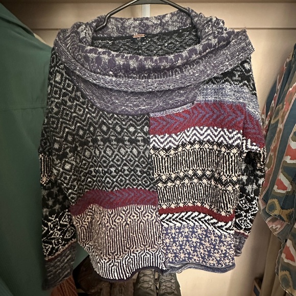 Free People cowl neck sweater - Picture 2 of 3